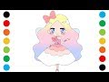 Rilu Rilu Fairilu Rainbow Coloring Pages For Kids | Digital Coloring