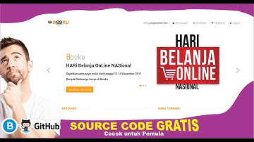 Source Code Toko Buku Online Gratis untuk Pemula #githubtutorial #mysql #sourcecodegratis #php