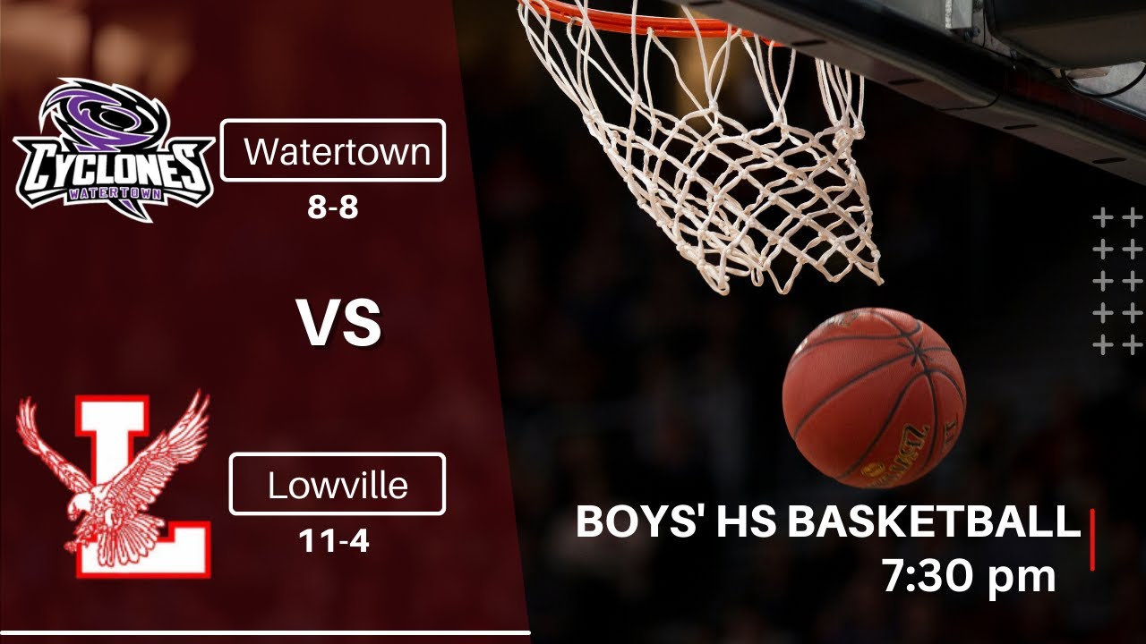 Watertown Lowville NBC Watertown HS Boys' Basketball YouTube