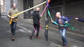 Urban Maypole - from lamp-post to Post box.