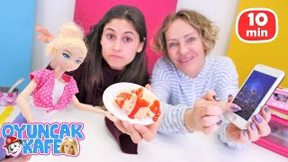 Oyuncak Kafe - Ayşe ve Nicole ile ravioli yapıyoruz. Çocuk videoları