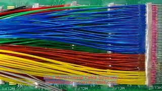 IPEX 20380-R30T coax connectors ltd Custom LVDS Micro Coaxial Cable camera-link micro-coax sensor ca