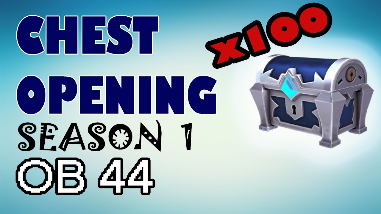 Opening 100 Radiant Chests In Paladins After OB 44 Legendary Cards