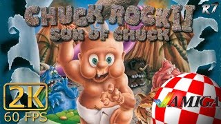 Chuck Rock II: Son of Chuck | Amiga | Intro & Gameplay | 2K 1440p 50FPS