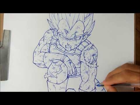 FAN ART? DESENHANDO VEGETA - METODO FAN ART TUTORIAL MÉTODO FAN ART