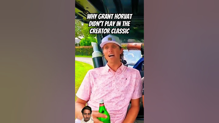 The real reason #golf #granthorvat #creator #classic #pga