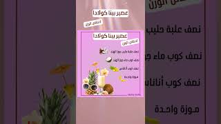 #عصير طبيعي منزلي يساعد في انقاص الوزن #انقاص_الوزن #غذاء_صحي #دايت_صحي #رجيم #shorts