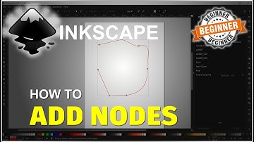 Inkscape How To Add Nodes Tutorial