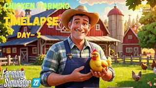 Started Small Chicken Farming | FS22 Erlengrat Day - 3 | #R9Gaming