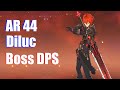 Genshin Impact - AR44 Diluc Deleting Bosses Immediately