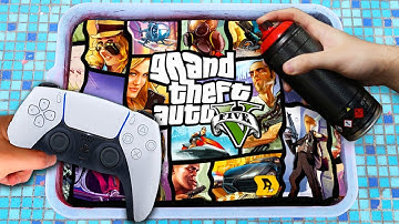 HYDRO Dipping PS5 CONTROLLER !! (PS5 GTA 5 Custom) 🎨