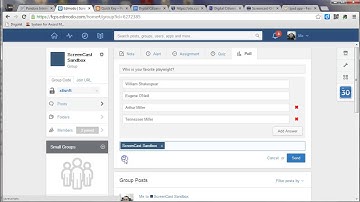 Creating an Edmodo Poll