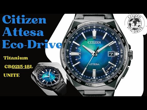 Citizen Attesa Eco-Drive Titanium CB0215-18L Unite - YouTube