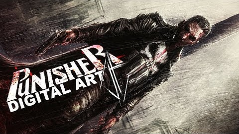 "River of Blood" - The Punisher - Digital Art Process by VT