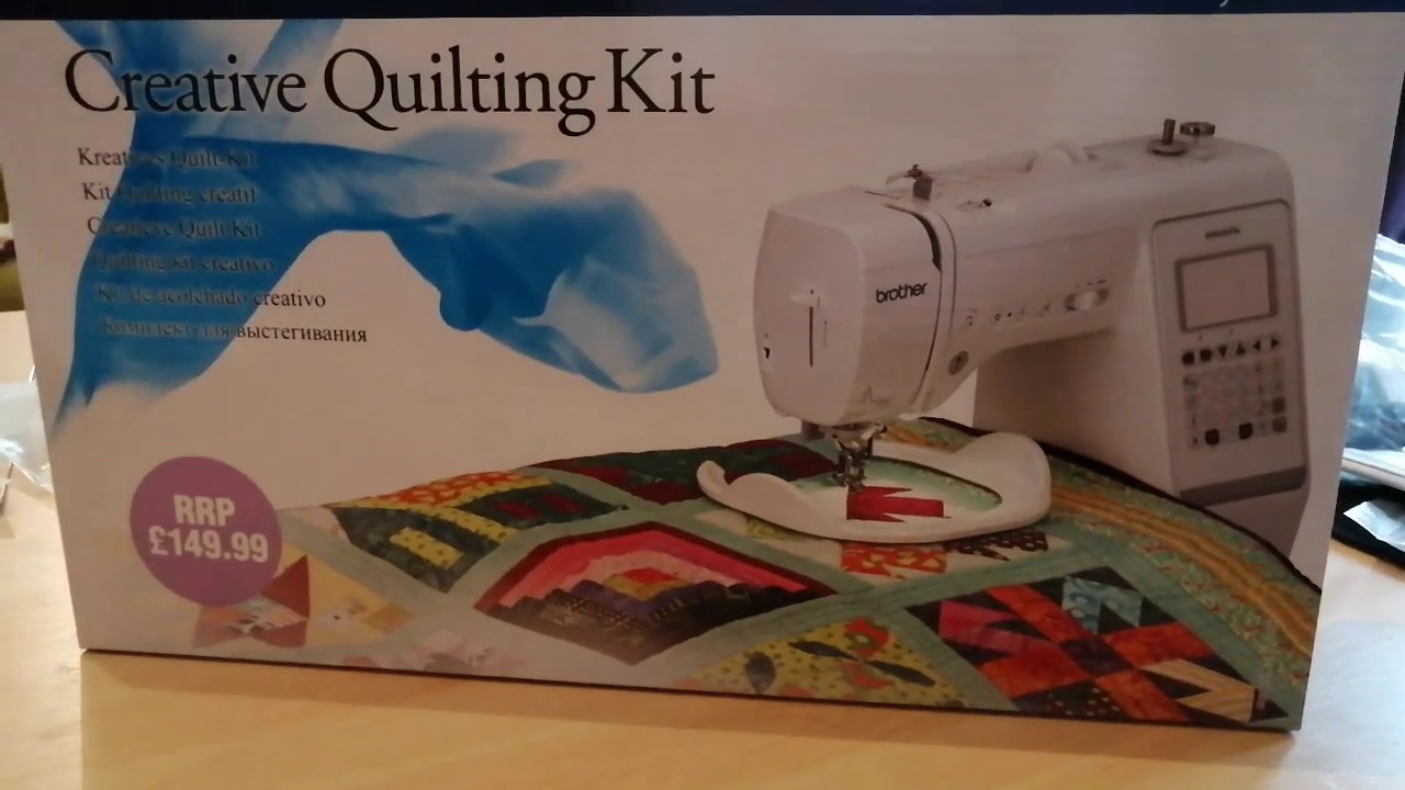 Brother creative quilting kit unboxing youtube