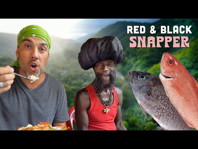 Fire Cooked Red Snapper u0026 Black Snapper! class=