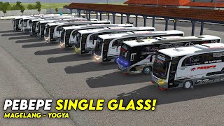 Sambil Nunggu BUSSID V3.7 mending Konvoi PeBePe Single Glass - Mabar Bus Simulator Indonesia