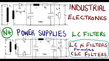 Industrial Electronics N4 LC pi Filters Formulas _ Power Supplies @mathszoneafricanmotives