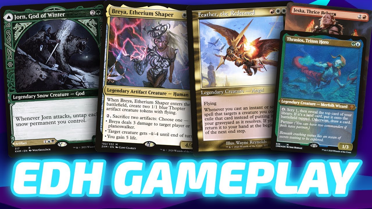 Jorn vs Breya vs Feather vs Jeska x Thrasios [Live EDH Commander VOD