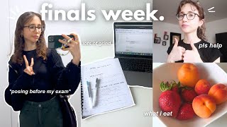 FINALS WEEK VLOG: *very* productive, cramming, balancing uni life  + suffer with me lol