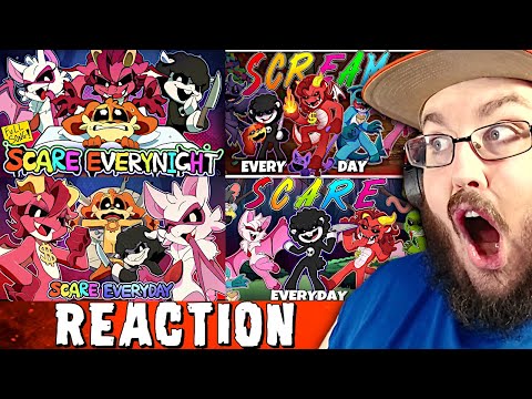 SCARE Everynight! (Nightmare Critters Song) | Poppy Playtime: Chapter 4 [ANIMATED SONG] REACTION!!!