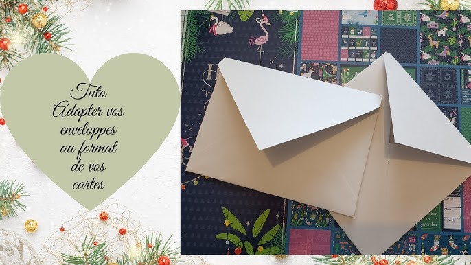 Comment faire des Enveloppes pour Cartes dans Toutes les Tailles et Sans  Punch Board 