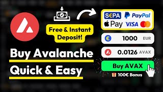 How to buy Avalanche in 3 Minutes ✅ Step by Step Tutorial 2025