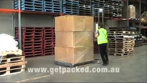 GP R-Wrapper for wrapping pallets from Get Packed Sydney Australia