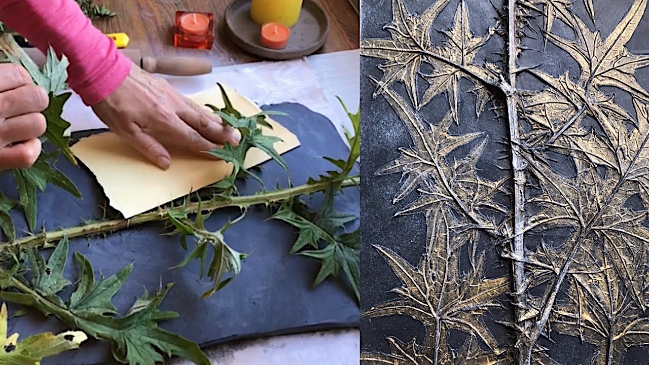 How to Make Bas-Relief Botanical Casting Art - Craftionary