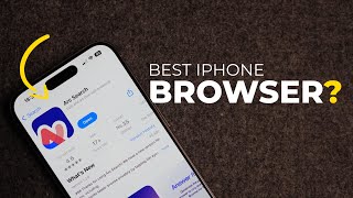 I Found the BEST iPhone Browser with Arc Search