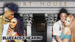 chrisean rock, jr and jaidyn all outside the courthouse after blueface's hearing +MORE