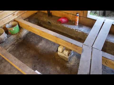 Гидроизоляция деревянного пола в бане
