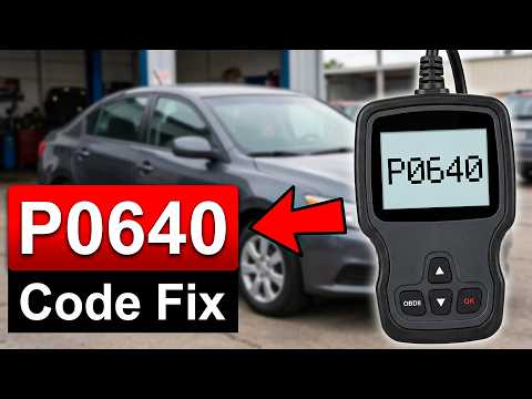 How To Fix P0640 Code - P0640 Intake Air Heater Control Circuit