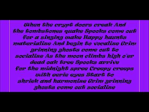 Grim Grinning Ghosts Lyrics