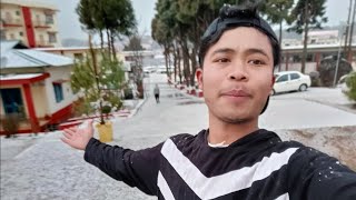 first  time  snowfall in Shillong Meghalaya#17vlog #snowfall