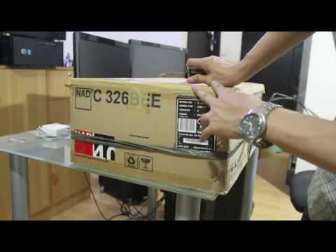 Unboxing NAD C 326BEE Stereo Amplifier