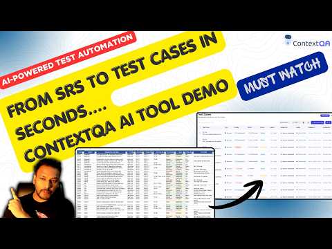 From SRS Requirement DOC to Test Cases in Seconds — #ContextQA AI Tool Demo | AI Test Generator