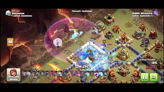 Th13 dominating th 16 (fireball🔥 super witches) MUST WATCH#clashofclans