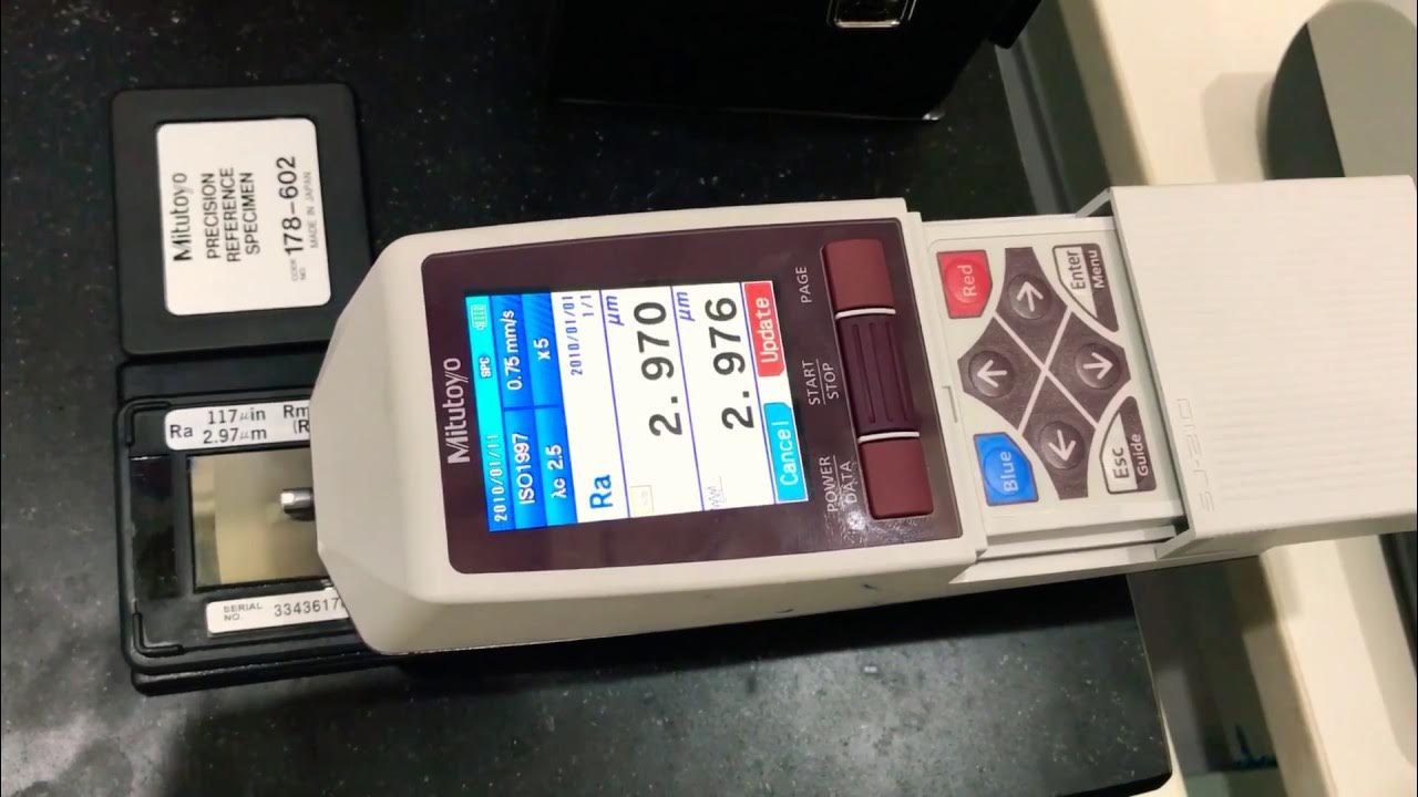 Mitutoyo surface roughness tester SJ210 YouTube