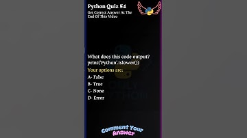 Python Quiz Time – Test Your Skills!