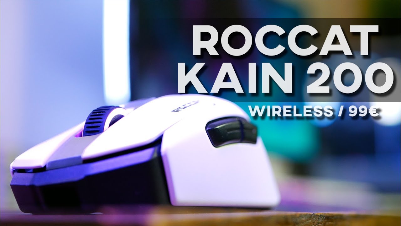 50% de réduction sur cette super souris gaming sans fil Roccat Kain 202 Aimo