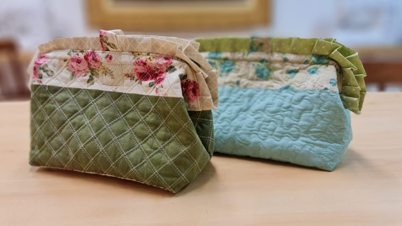 Necessaire Tina - Passo a passo. Confira!!!