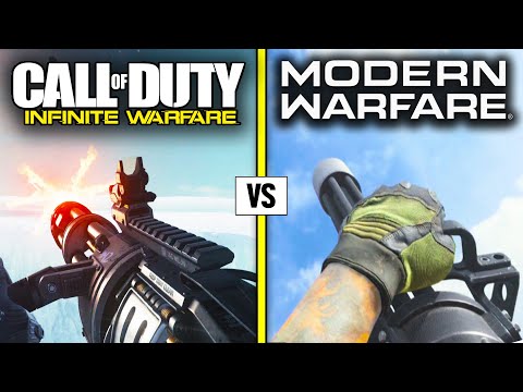 Call of Duty Infinite Warfare vs Advanced Warfare - Weapons