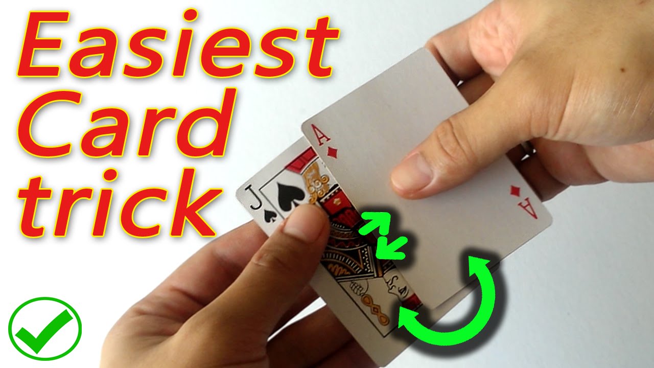 easiest card switch magic trick tutorial for beginner(even kids can do)