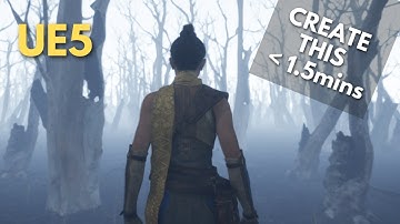 Unreal Engine 5 - Create a Burnt Forest in 1.5mins