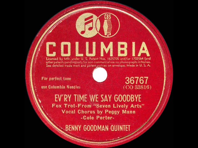 Benny Goodman - Ev'ry Time