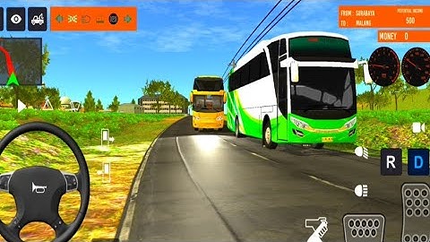 Coach Bus Simulator Indonesia | New Bus Driving Game 2025 | Ultra Realistic Bus Gameplay | 