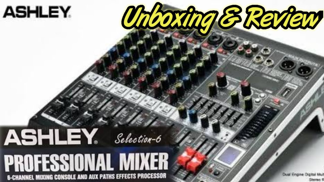 Harga mixer ashley 6 channel