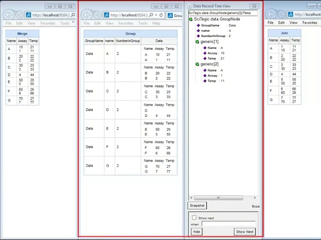 11-Compare Merging Joining and Grouping in Pipeline Pilot