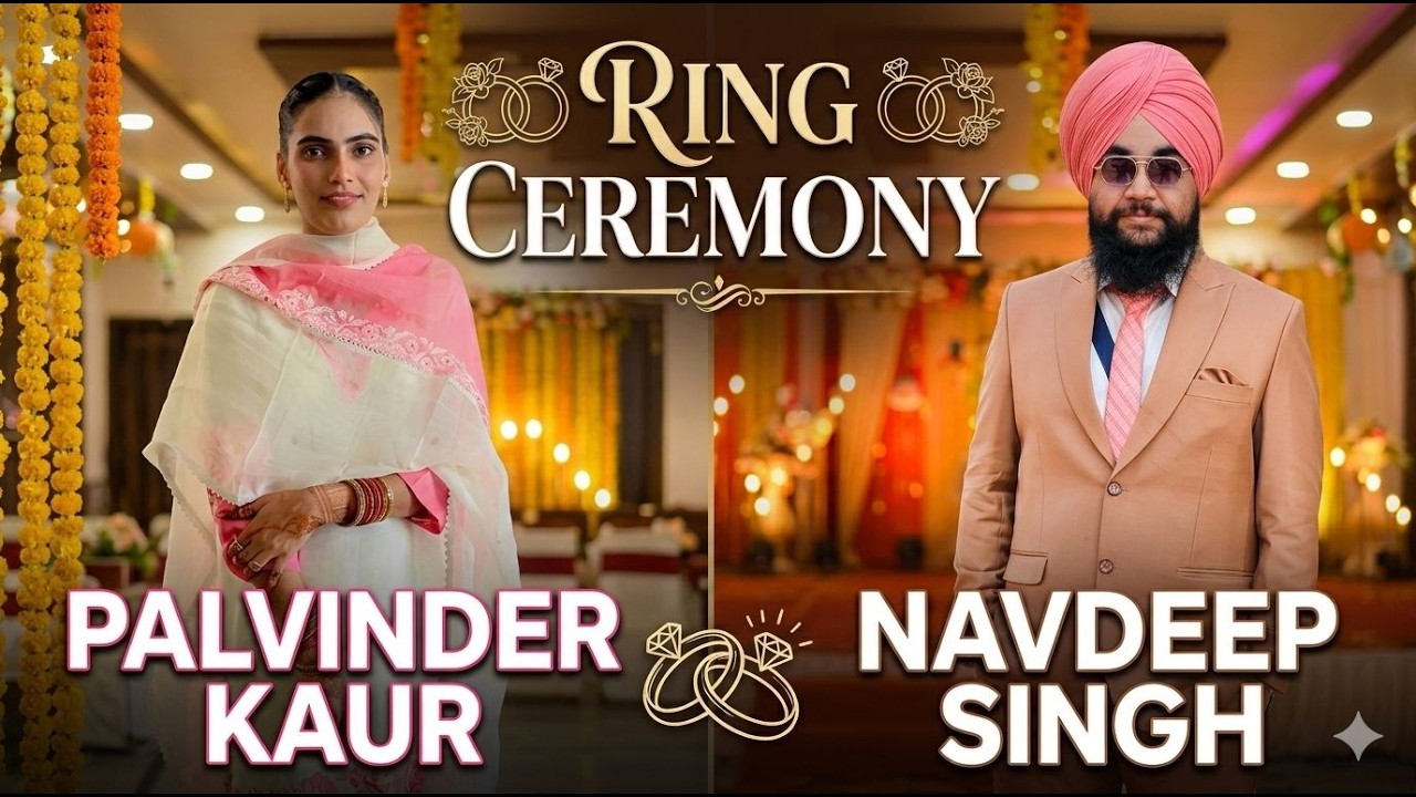 Navdeep Singh & Palvinder Kaur (Ring Ceremony)